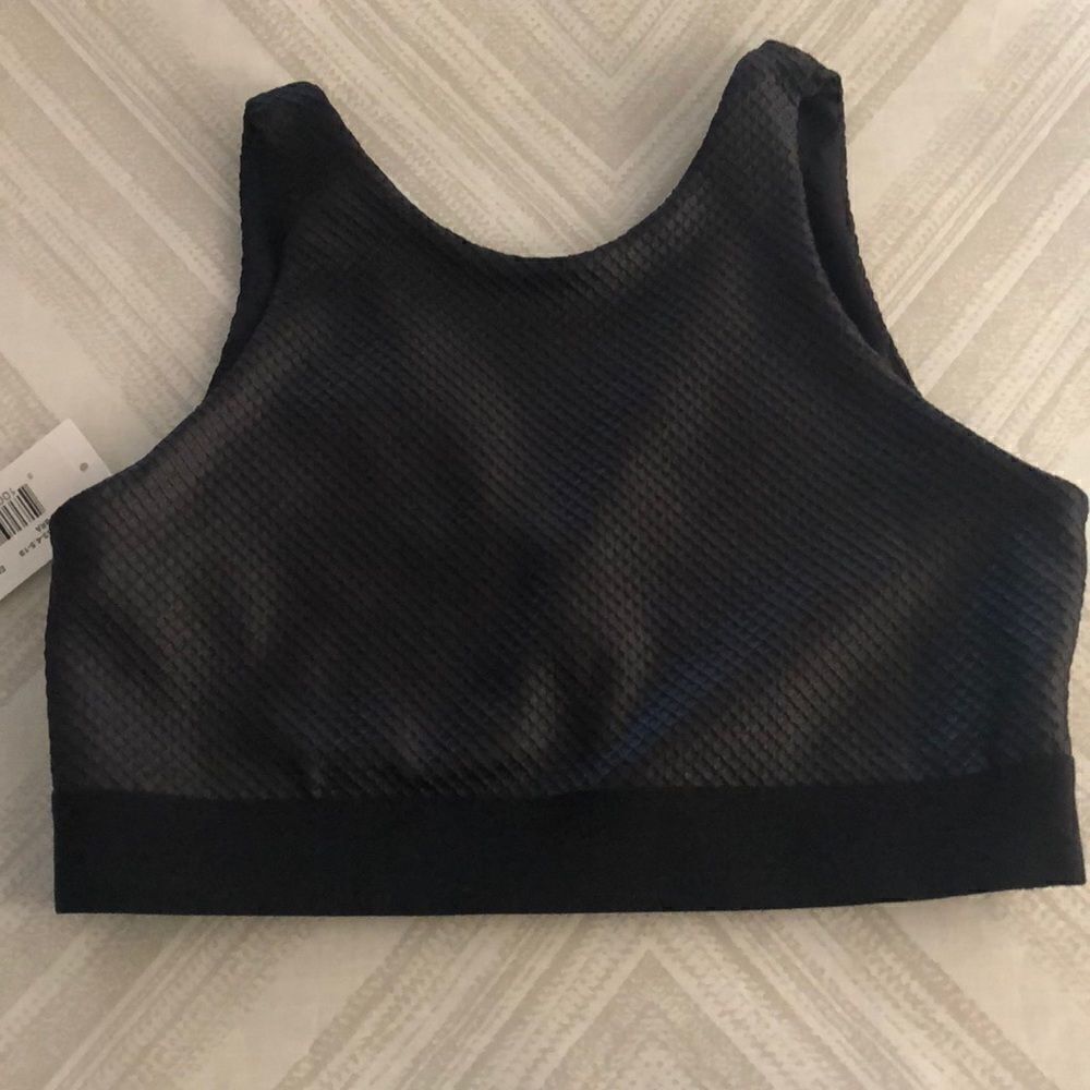Heroine Sport Black Embossed Swap Sports Bra